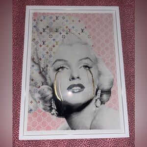 Oliver Gal Pop Art framed 32inHx24inW